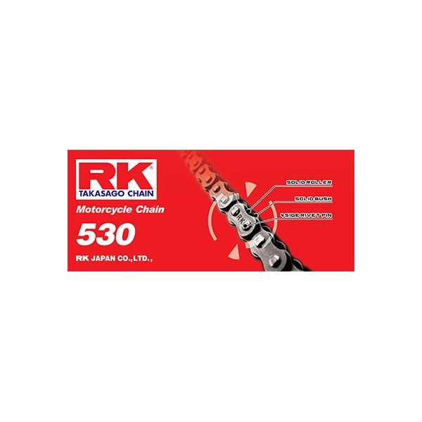 CHAINE RK 530D 128 MAILLONS CHAINE.530.STANDARD 