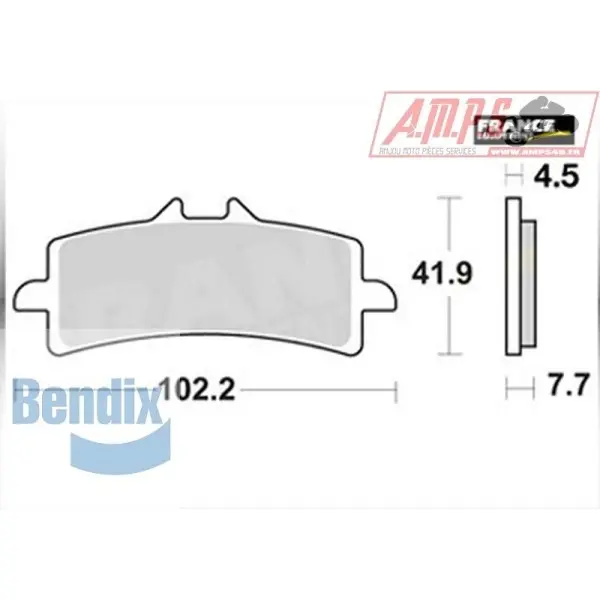 Bendix MCR341 Métal Fritté Carbone