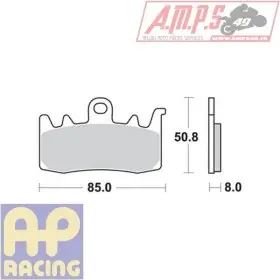 Plaquette de frein - LMP 500 CRR Usage: Piste