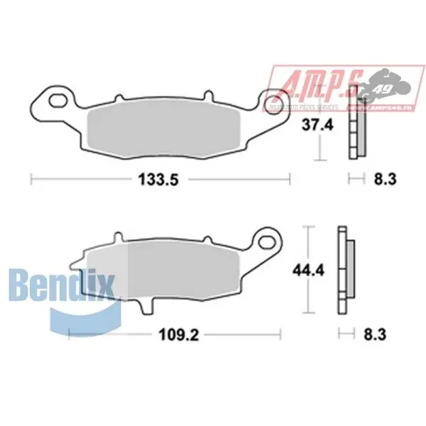 Bendix MF204 Métal fritté