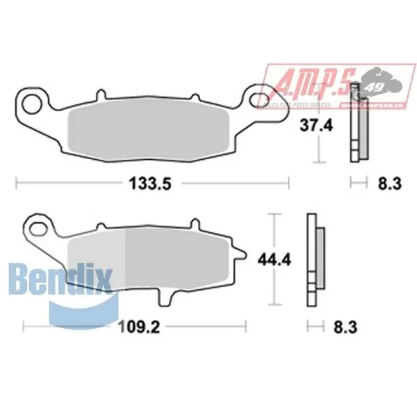 Bendix MF205 Métal fritté
