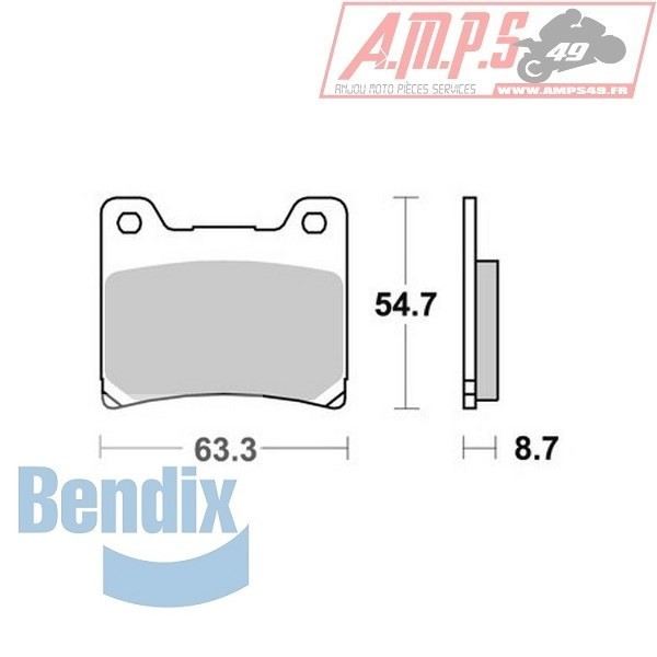 Bendix MR55 Métal fritté.