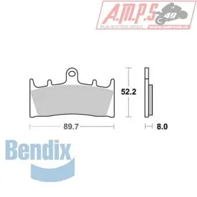 Bendix MF186 Métal fritté