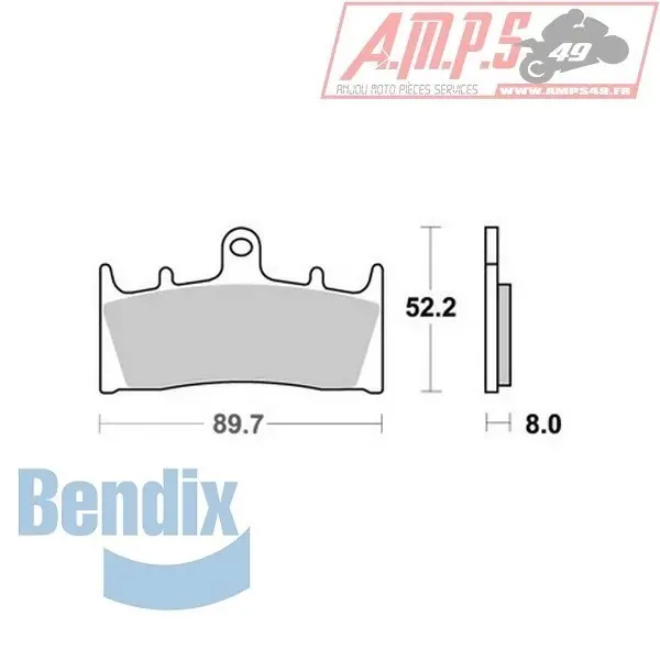 Bendix MF186 Métal fritté