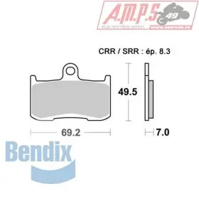 Bendix MF282 Métal fritté