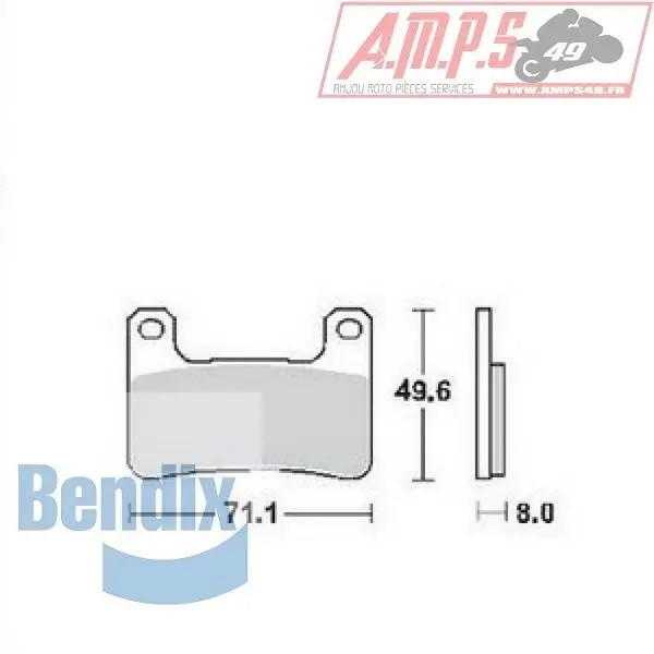 Bendix MF306 Métal fritté
