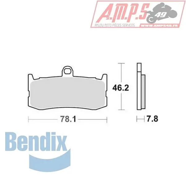 Bendix MCR364 Métal Fritté Carbone