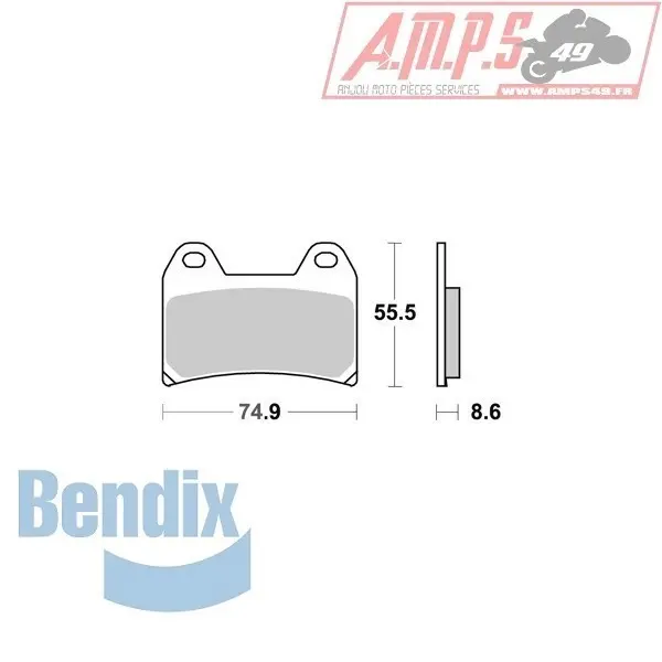 Bendix MCR206 Métal Fritté Carbone