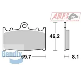 Bendix MCR131 Métal Fritté Carbone