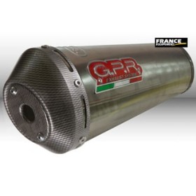 POT GPR STREETFIGHT ALUMINUM - Homologué PEUGEOT SATELIS 125 COMPRESSOR / CATAL SILENCIEUX+TUBE RACCORD