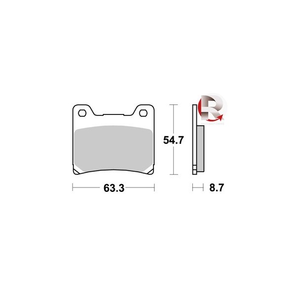 Plaquettes de freins AP RACING Standard Organique   Avant/Arrière  - Reconditionné. 