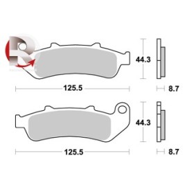 Plaquettes de freins AP RACING Standard Organique Avant/Arrière - Reconditionné.