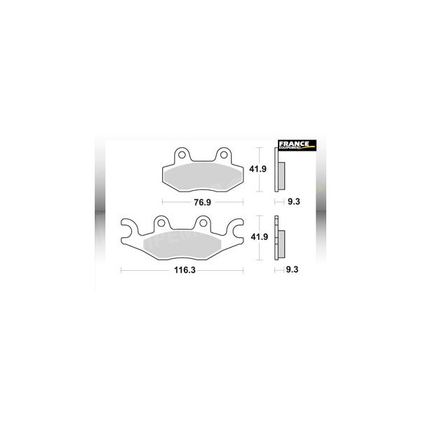 Plaquettes de freins AP RACING  - Reconditionné. OFF-ROAD MX          Avant/Arrière 