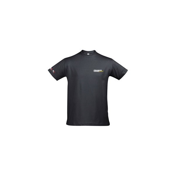 1 T-Shirt Homme Gris souris France Equipement  Taille L - Manche court 100% coton 190g semi-peigné - Goodies FE (Valeur 30 Poi
