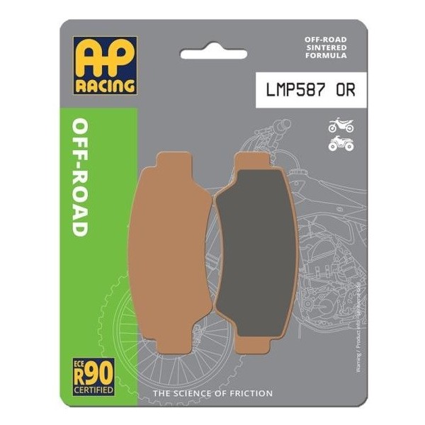 Plaquettes de freins AP RACING OFF-ROAD MX          Avant/Arrière 