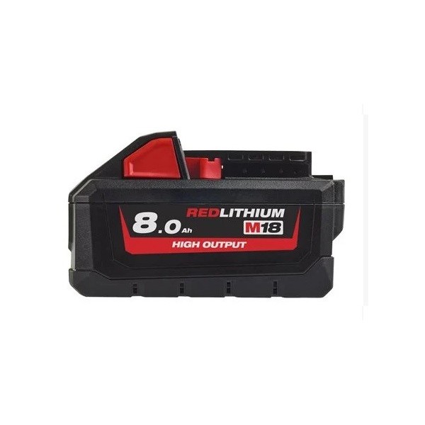 M18 HB8 18V-8Ah Red Lithium - système M18 (Blister) Batterie matériel electrique portatif MILWAUKEE