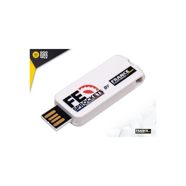 Cle USB FE Sprockets - Fond blanc memoire 4 Go Goodies FE (Valeur 20 Points) 
