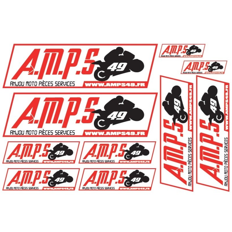 Planches d'autocollants AMPS 49