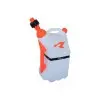 Bidon d'essence RACETECH remplissage rapide 15L translucide/orange