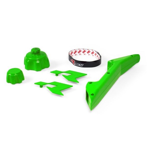 Kit accessoires bidon d'essence RACETECH vert