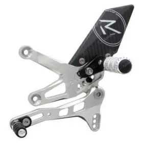 Commande reculées réglables/repliables LIGHTECH Racing sélection standard et inversée argent Suzuki GSXR1000