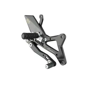 Commandes reculées fixex LIGHTECH selection standard noir Kawasaki Ninja 400