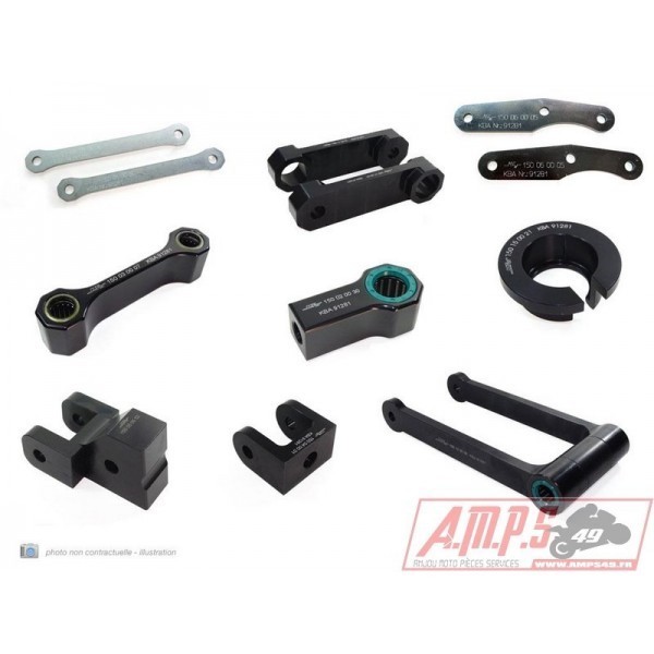 Kit rabaissement de selle TECNIUM -30mm construction 6 Kawasaki Z650