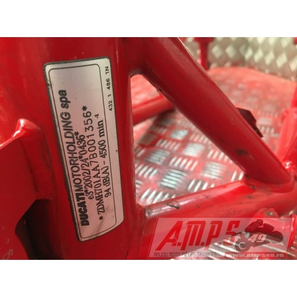 Cadre avec carte grise Ducati 1098 2007 à 20111098078983XM72H0-A3397279used