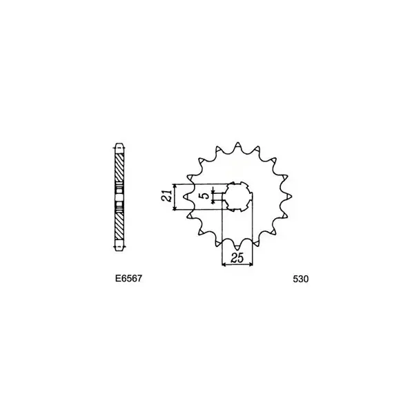 PIGNON YAM XS400SE/C 15 530