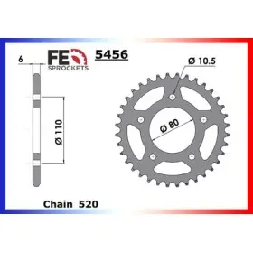 COURONNE ACIER COUR AC CB450S 39 520