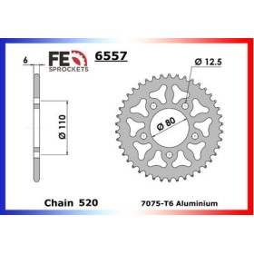 COURONNE ALU HONDA CB.500 '91/03 38 #520