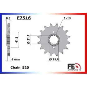 PIGNON SUZ GS.500.E '94/06 15 520