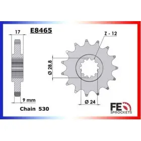 PIGNON HONDA CBR600 '88/96 13 530