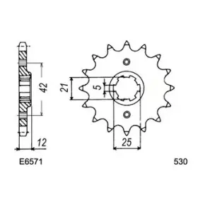 PIGNON FZ600 '86/88 15 530