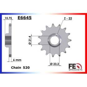 PIGNON P.YAM XT600Z/T/E 88/02 13 520