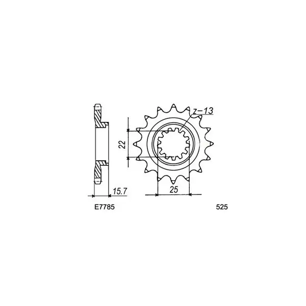 PIGNON PSB ZX-6R.NINJA '98/01 13 525