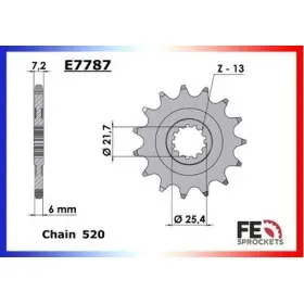 PIGNON PSB KAWASAKI ZX.6R '07/10 17 520