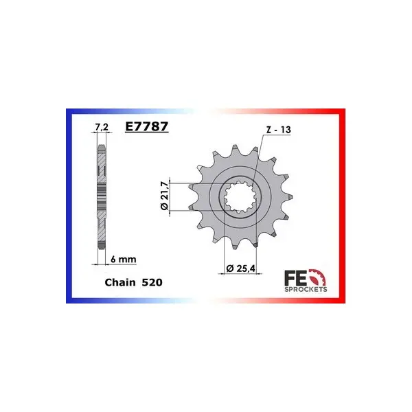 PIGNON PSB KAWASAKI ZX.6R '07/10 17 520