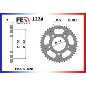 COURONNE ACIER DAELIM 125.FI DAYSTAR '13/14 45 428