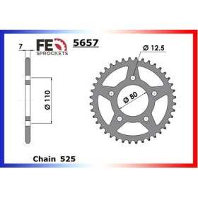 COURONNE ACIER XRV.750.AFRICA-TWIN'90/03 49 525