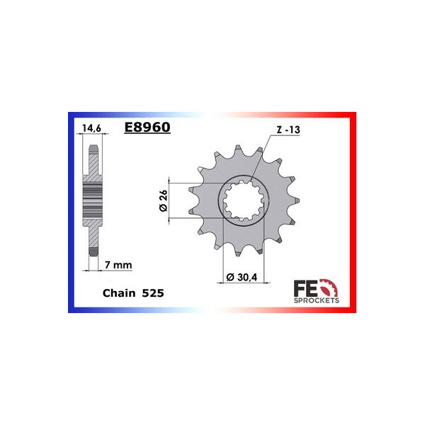 PIGNON CB.750.F SEVEN FIFTY'92/99 14 525 