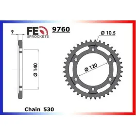 COURONNE ACIER GSXR750'96/97-GSXR1300'99/04 42 530