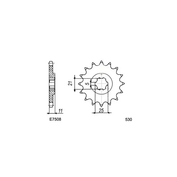 PIGNON KAWA Z750H2 16 530