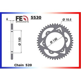 COURONNE ACIER YAM XJ.900.DIVERSION '09/10 47 520