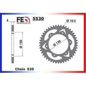 COURONNE ACIER YAM XJ.900.DIVERSION '09/10 48 520