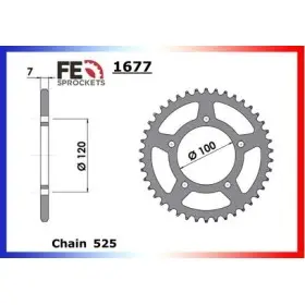 COURONNE ACIER APRILIA RSV.1000/R'99/10 45 525