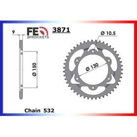 COURONNE ACIER XJR.1200 '95/98 46 532