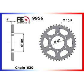 COURONNE ACIER COUR AC GPZ1100B1/B2/ZX 39 630