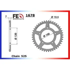 COURONNE ACIER APRILIA 1200.DORSODURO '11/12 42 525