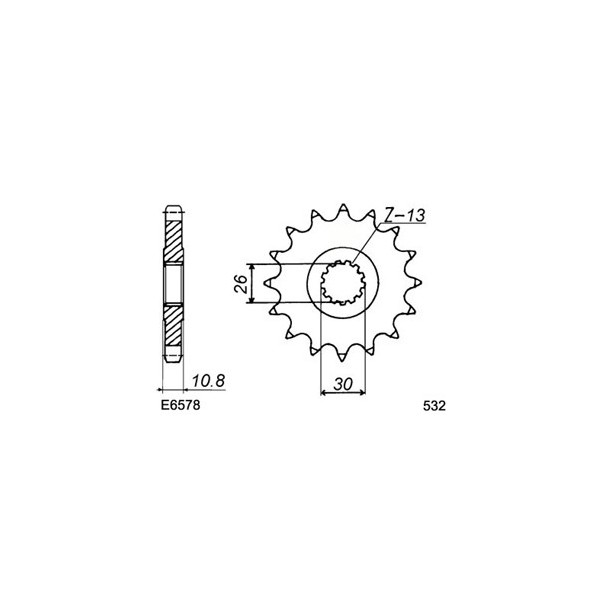 PIGNON PSB  XJR.1200 '95/98  18  532 